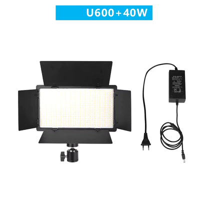 U800 U600 LED Photo Studio Light for Tiktok Youbute Game Live Video Lighting Portable Video Recording Photography Lamp