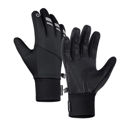 3M Gloves Black Waterproof Winter Warm Cycling Outdoor Sports Running Riding Motorcycle Ski Touch Screen Snowboard Gloves Men