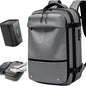 Vacuum Compression Backpack with Vacuum Pump Expandable Travel Backpack for Men Women Airline Approved Business Bag 60L