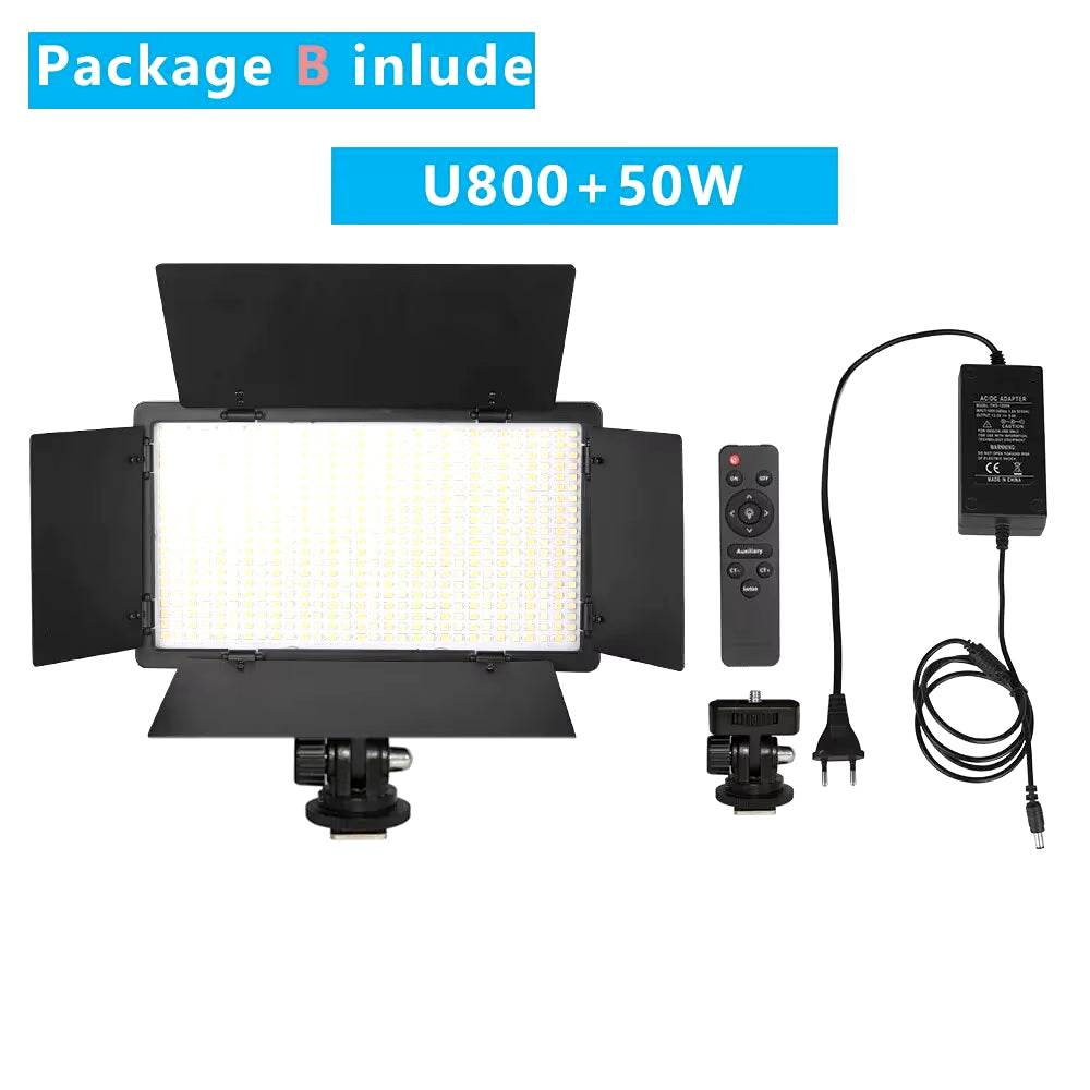 U800 U600 LED Photo Studio Light for Tiktok Youbute Game Live Video Lighting Portable Video Recording Photography Lamp